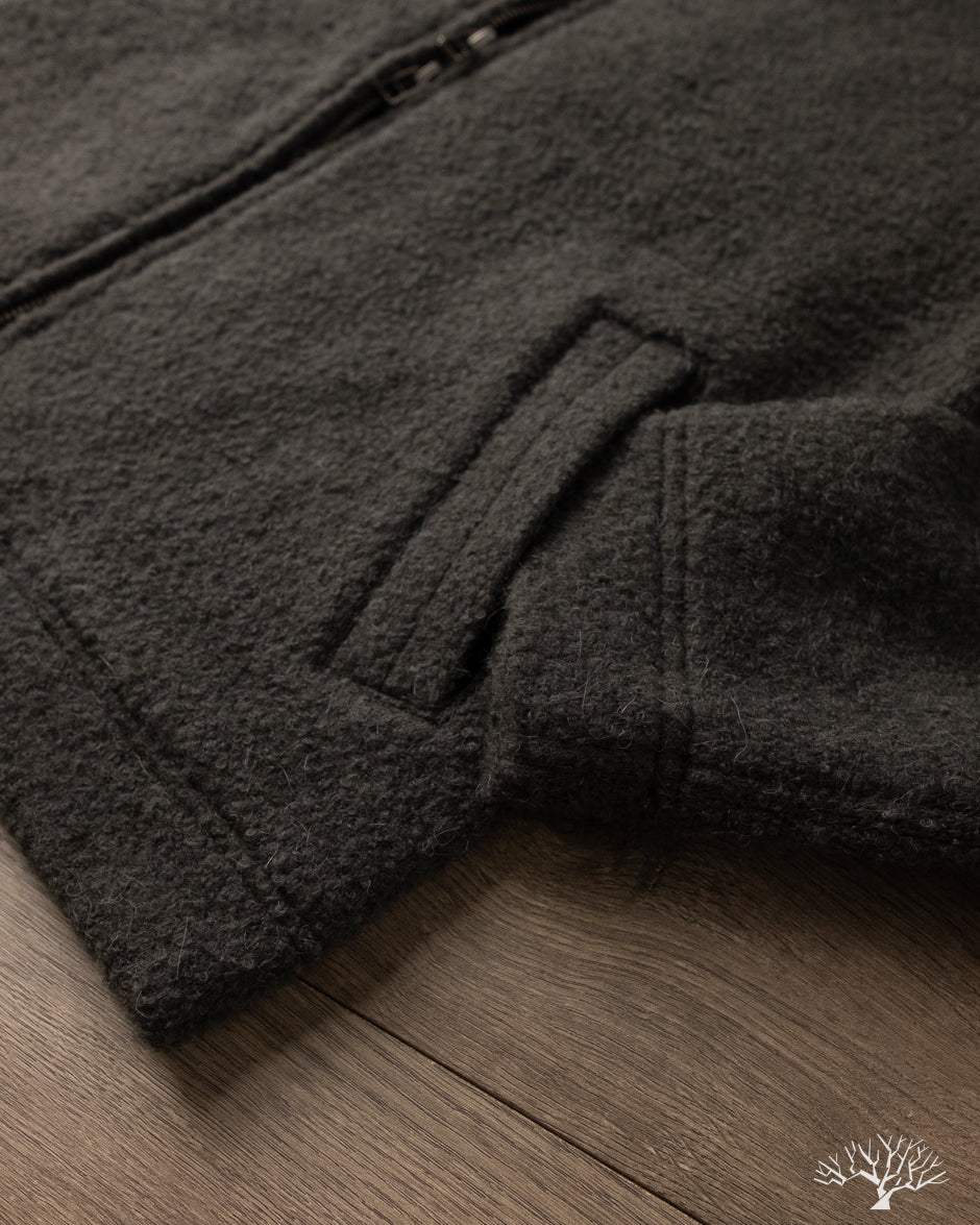 3sixteen Club Jacket - Charcoal Boucle