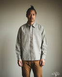 3sixteen Commuter Shirt - Olive Seersucker Stripe