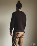 3sixteen Cotton Crewneck Sweater - Bark Boucle