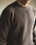 3sixteen Cotton Crewneck Sweater - Earth