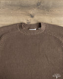 3sixteen Cotton Crewneck Sweater - Earth