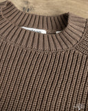3sixteen Cotton Crewneck Sweater - Earth