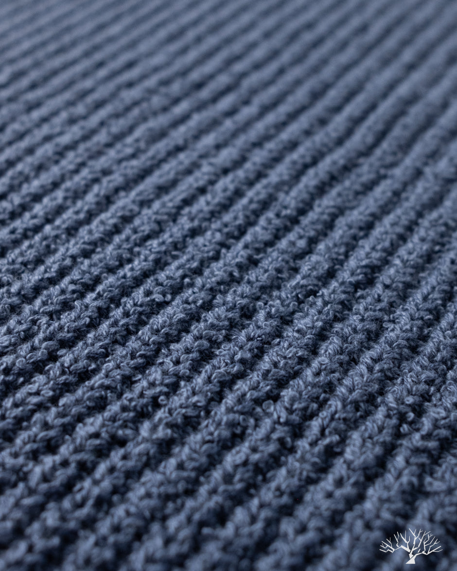 3sixteen Cotton Crewneck Sweater - Lapis Boucle