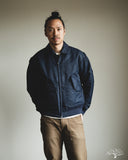 3sixteen CWU Flight Jacket - Blue Aviator Satin