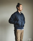 3sixteen CWU Flight Jacket - Blue Aviator Satin