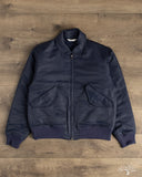 3sixteen CWU Flight Jacket - Blue Aviator Satin