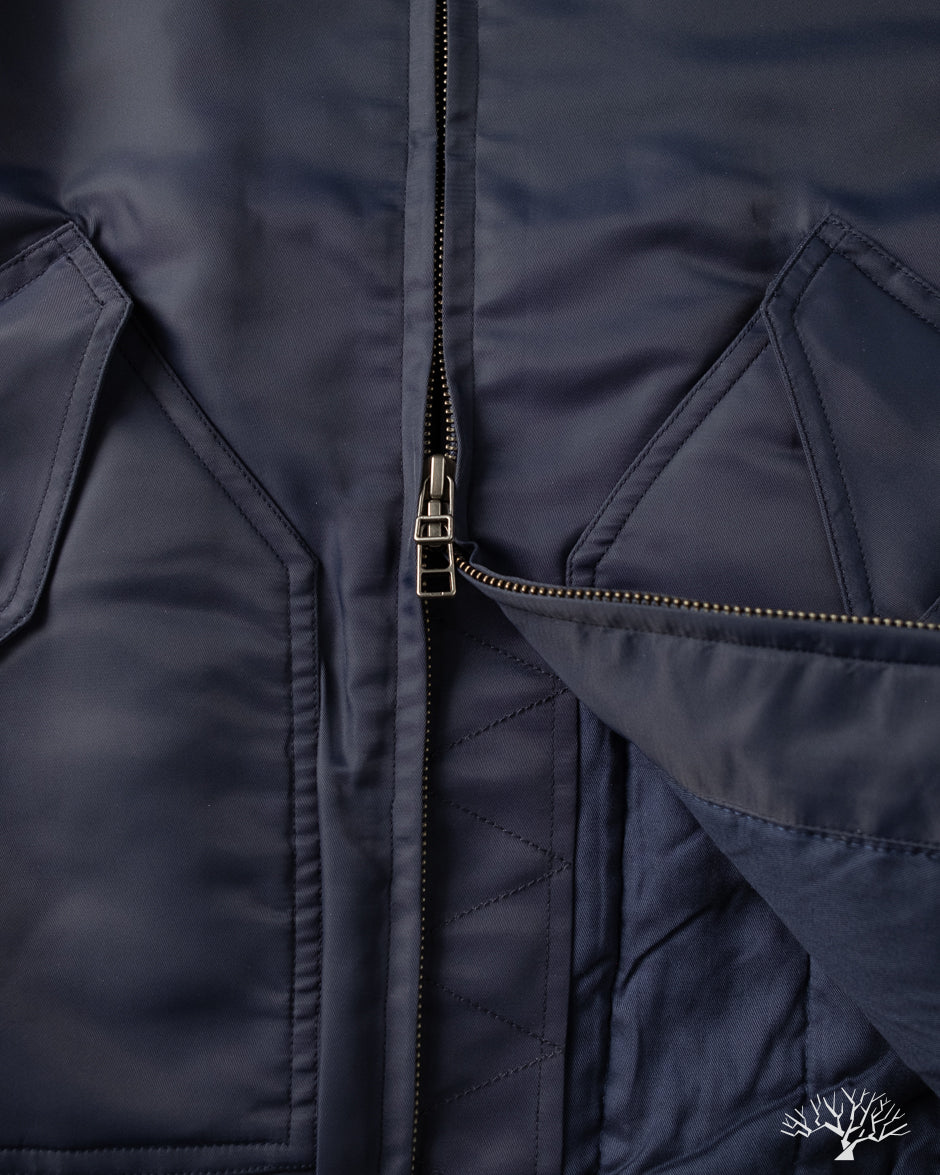 3sixteen CWU Flight Jacket - Blue Aviator Satin