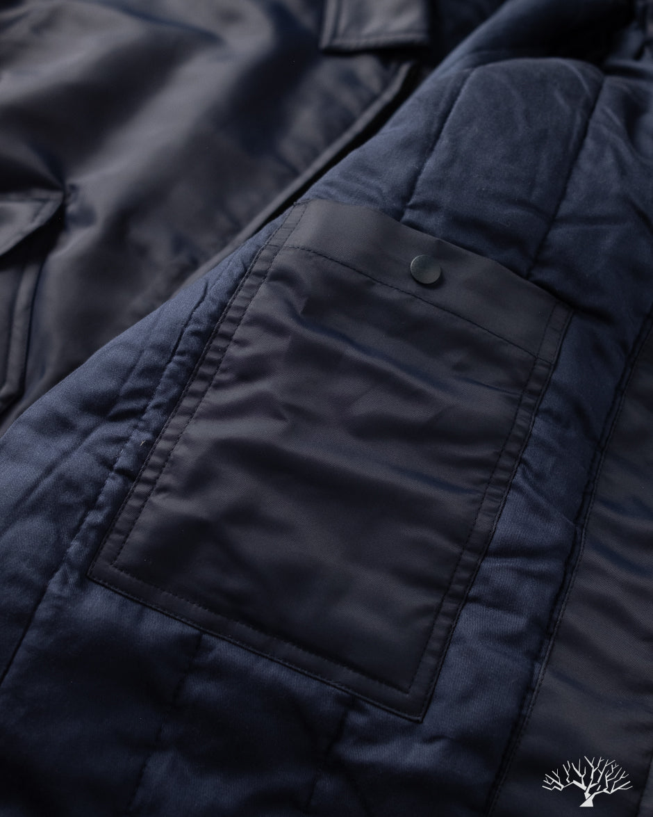 3sixteen CWU Flight Jacket - Blue Aviator Satin