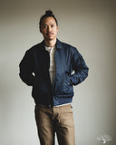 3sixteen CWU Flight Jacket - Blue Aviator Satin