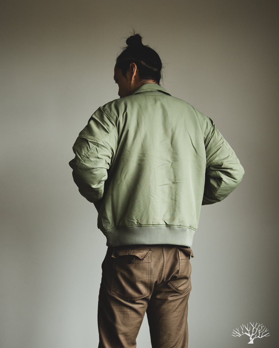3sixteen CWU Flight Jacket - Sage Aviator Satin