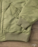 3sixteen CWU Flight Jacket - Sage Aviator Satin