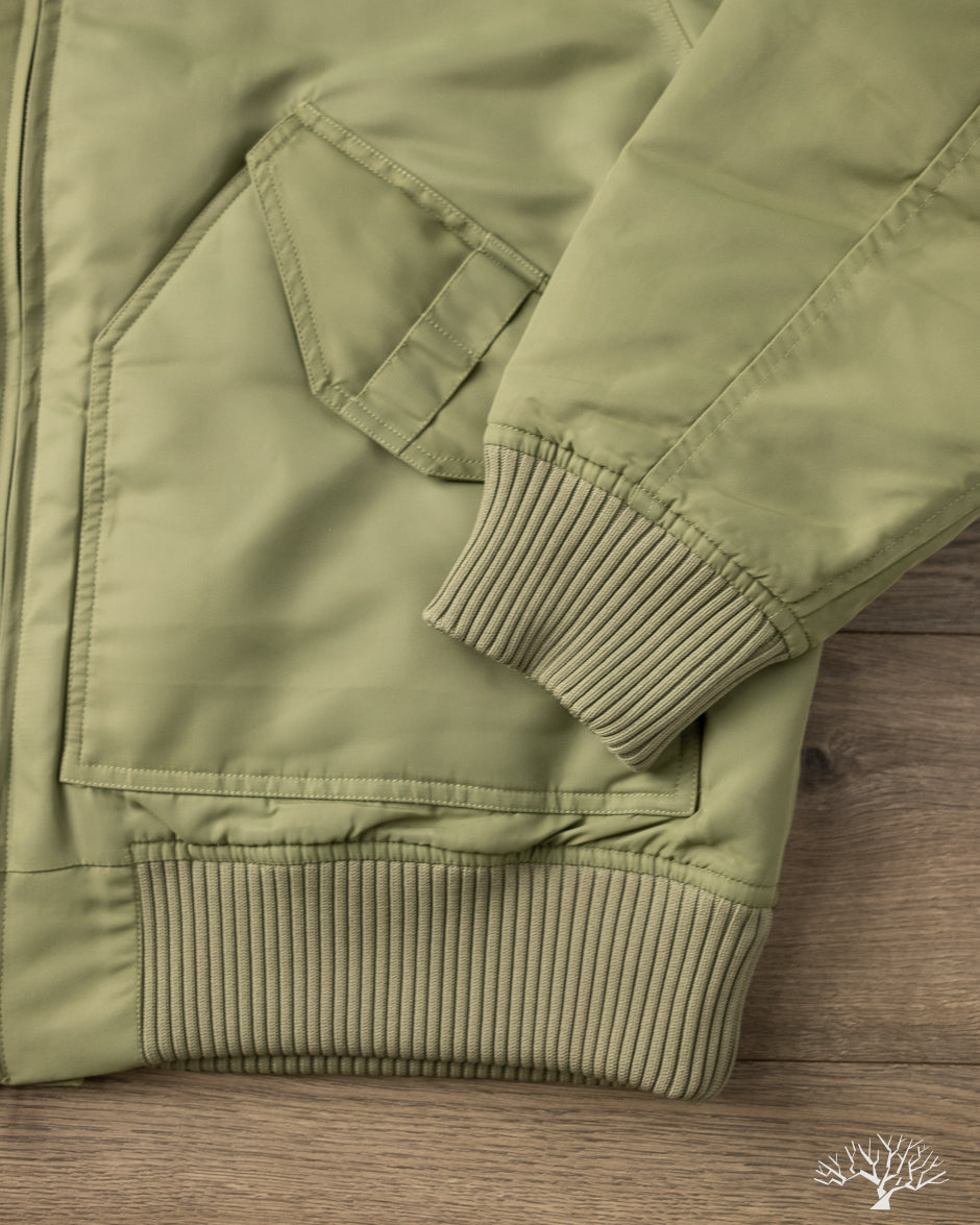 3sixteen CWU Flight Jacket - Sage Aviator Satin