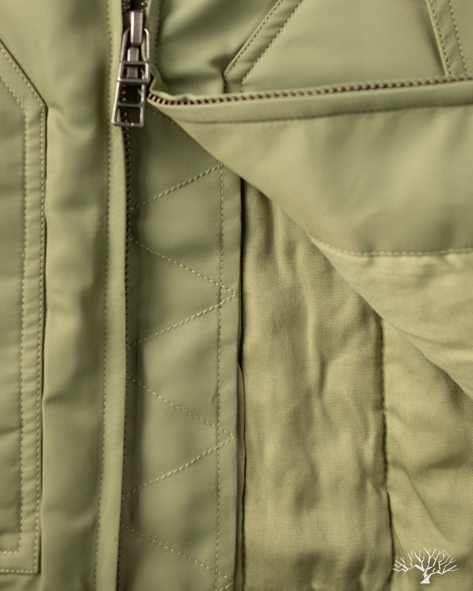 3sixteen CWU Flight Jacket - Sage Aviator Satin