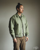 3sixteen CWU Flight Jacket - Sage Aviator Satin