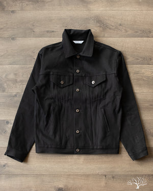 3sixteen - Type 3s Denim Jacket - Double Black Selvedge Withered Fig 3sixteen - Type 3s Denim Jacket - Double Black Selvedge Withered Fig
