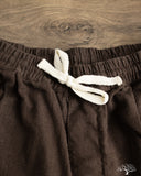 3sixteen Drawstring Short - Chocolate Linen
