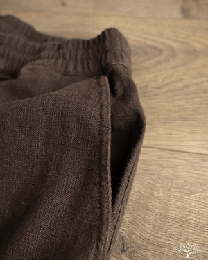 3sixteen - Drawstring Short - Chocolate Linen – Withered Fig
