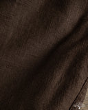 3sixteen Drawstring Short - Chocolate Linen