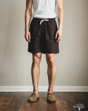 3sixteen Drawstring Short - Chocolate Linen
