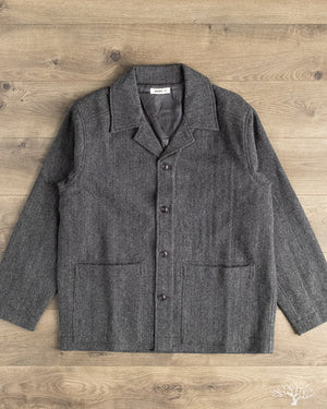 3sixteen Easy Jacket - Black Tweed