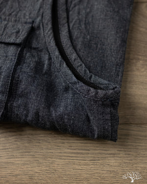3sixteen - Field Vest - Indigo Ripstop – Withered Fig