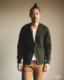 3sixteen Fisherman Cardigan - Hunter Green