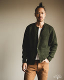 3sixteen Fisherman Cardigan - Hunter Green