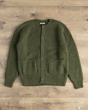 3sixteen Fisherman Cardigan - Hunter Green