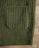 3sixteen Fisherman Cardigan - Hunter Green