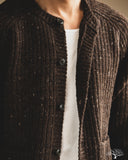 3sixteen Fisherman Cardigan - Umber Tweed