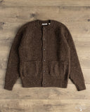 3sixteen Fisherman Cardigan - Umber Tweed