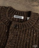 3sixteen Fisherman Cardigan - Umber Tweed
