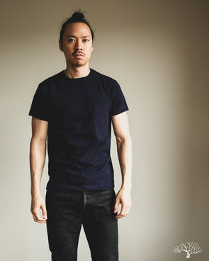 Heavyweight Pocket Tee Indigo - Main Image