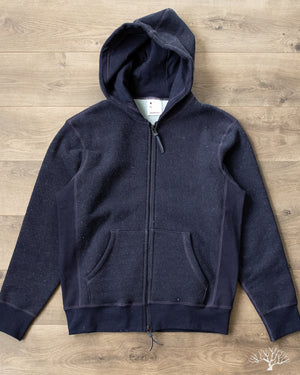 Heavyweight Zip Hoody Indigo