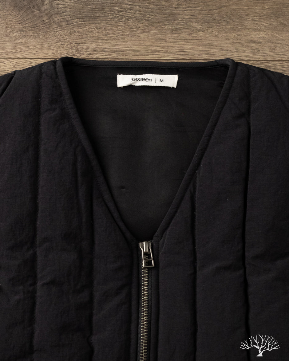 3sixteen Liner Vest - Black Ripstop