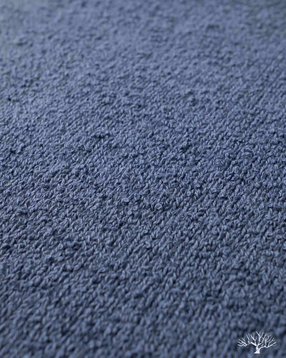 3sixteen Long-Sleeve Knit Polo - Lapis Boucle