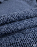 3sixteen Long-Sleeve Knit Polo - Lapis Boucle