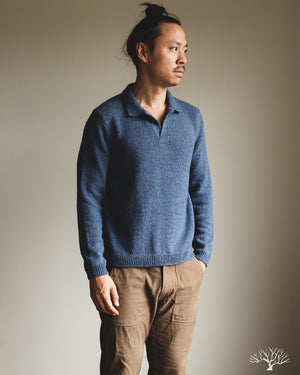 トップス BOUTIQUE LONG SLEEVE KNIT POLO SHIRT BOUTIQUE LONG SLEEVE KNIT POLO SHIRT 【公式通販】