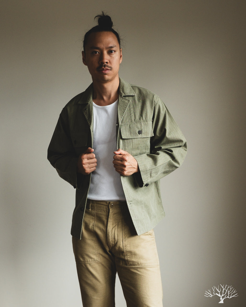 3sixteen M43 Overshirt - Olive HBT