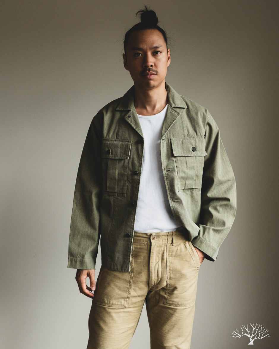 3sixteen M43 Overshirt - Olive HBT