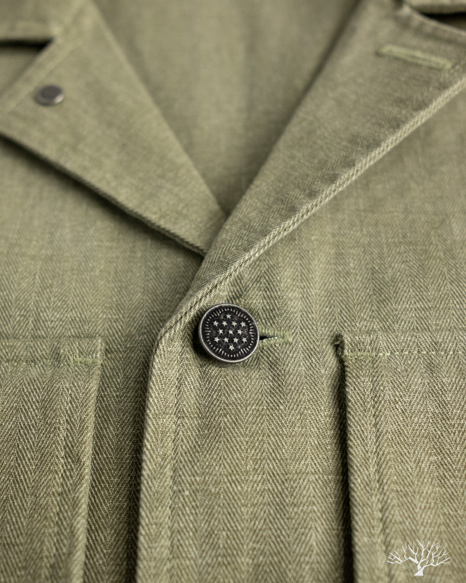 3sixteen M43 Overshirt - Olive HBT