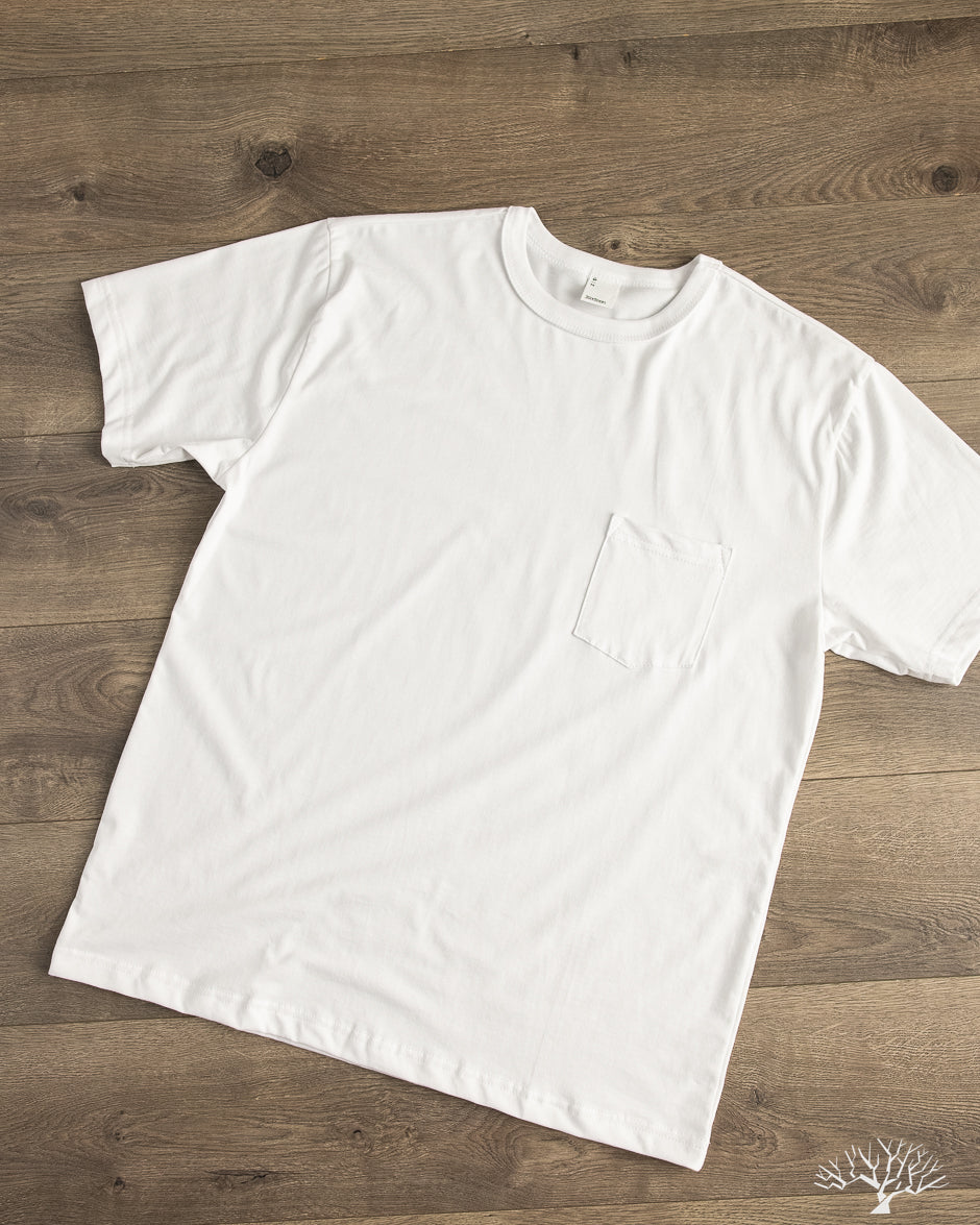 3sixteen - Pima Cotton Pocket Tee - White – Withered Fig