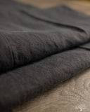 3sixteen Pleated Trouser - Black Linen