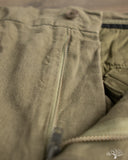 3sixteen Pleated Trouser - Olive Linen