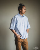 3sixteen Short Sleeve Commuter Shirt - Blue Stripe