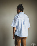 3sixteen Short Sleeve Commuter Shirt - Blue Stripe