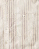 3sixteen Short Sleeve Commuter Shirt - Tan Stripe