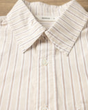 3sixteen Short Sleeve Commuter Shirt - Tan Stripe