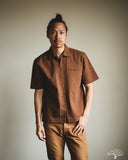 3sixteen Short Sleeve Loop Shirt - Cinnamon Seersucker