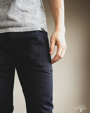 3sixteen ST-120x Slim Tapered Shadow Selvedge Denim – Withered Fig